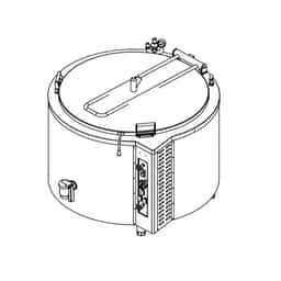 Elektro Kochkessel - 300 Liter - 27 kW - Indirekte Beheizung