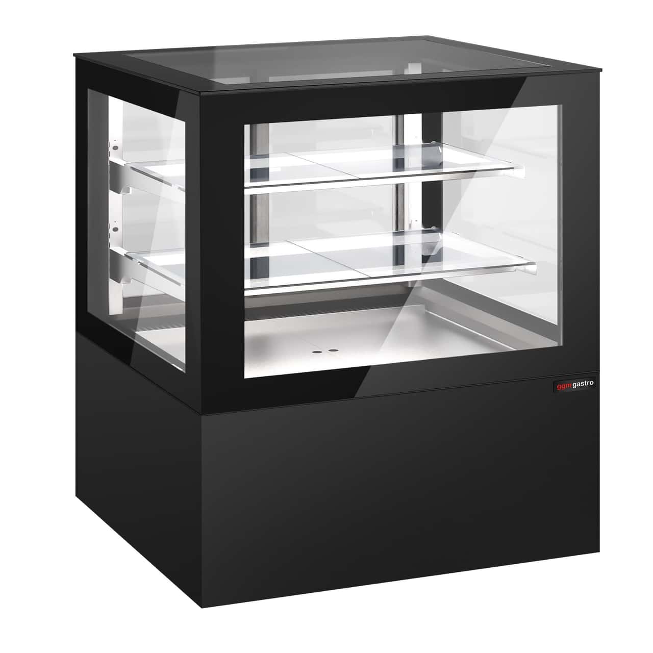 Kuchenvitrine - 1610mm - mit LED-Beleuchtung & 2 Ablagen