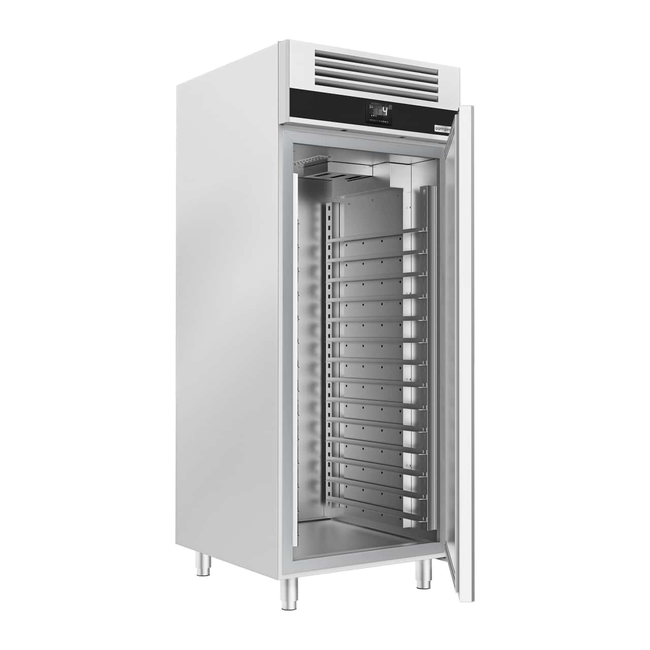 Bäckerei-Kühlschrank Edelstahl PREMIUM - EN 60x40 - 850 Liter - mit 1 Tür