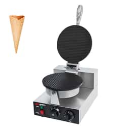 Waffeleisen - Einzeln - 1,3kW - für Eishörnchen - Ø 190mm