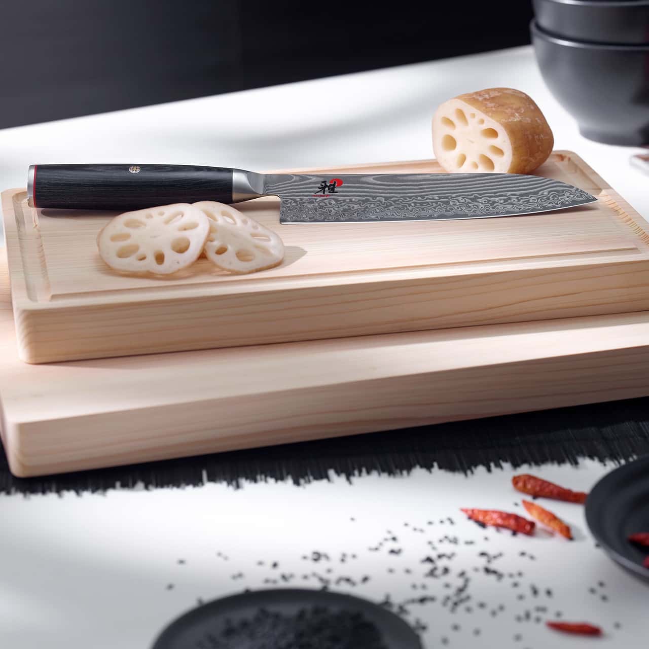 MIYABI | 5000 FC-D - Santoku- Klinge: 180mm