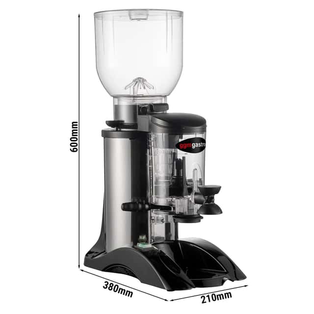 Kaffeemühle - Edelstahl Korpus - 2kg - 356 Watt - 77dB