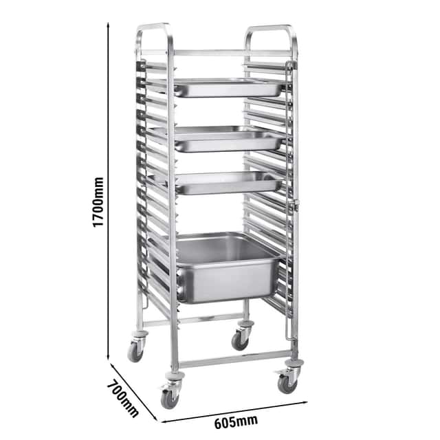 Tablettwagen - 16x GN 2/1