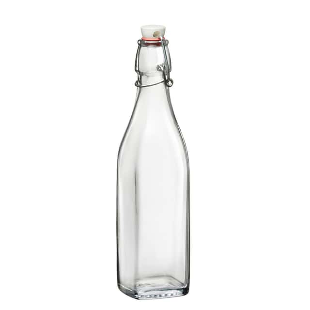 (1 Stück) Glasflasche Bormioli Rocco - DUBLIN - mit Bügelverschluss - 250 ml