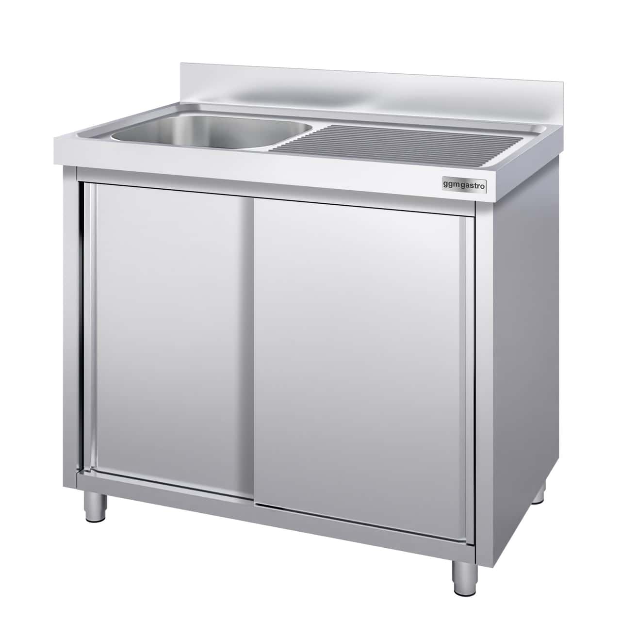 Spülschrank PREMIUM - 1200x600mm - mit 1 Becken links