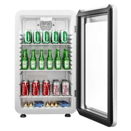 Minibar-Kühlschrank - 500mm - 120 Liter - 1 Glastür & LED-Beleuchtung