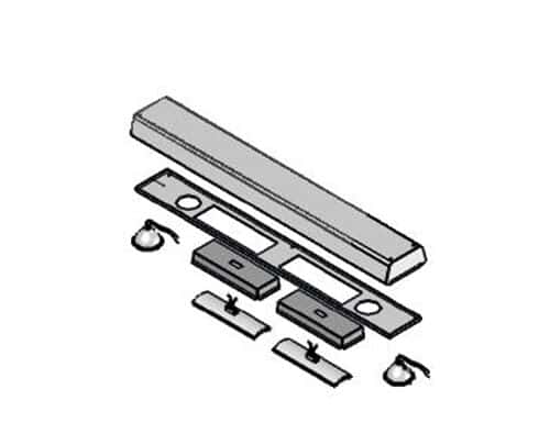 Beleuchtung & Heizstrahler für Glas-Hustenschutz - 1,8m