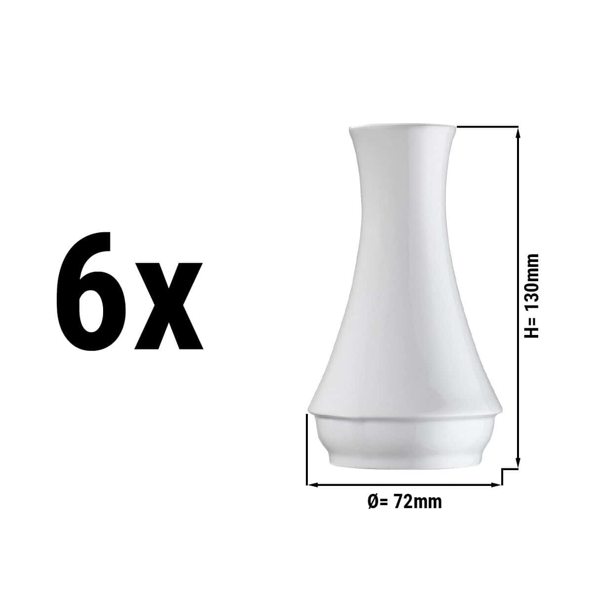 (6 Stück) MIX & MATCH - Blumenvase