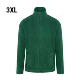 KARLOWSKY | Herren Workwear Fleecejacke Warm-Up - Waldgrün - Größe: 3XL