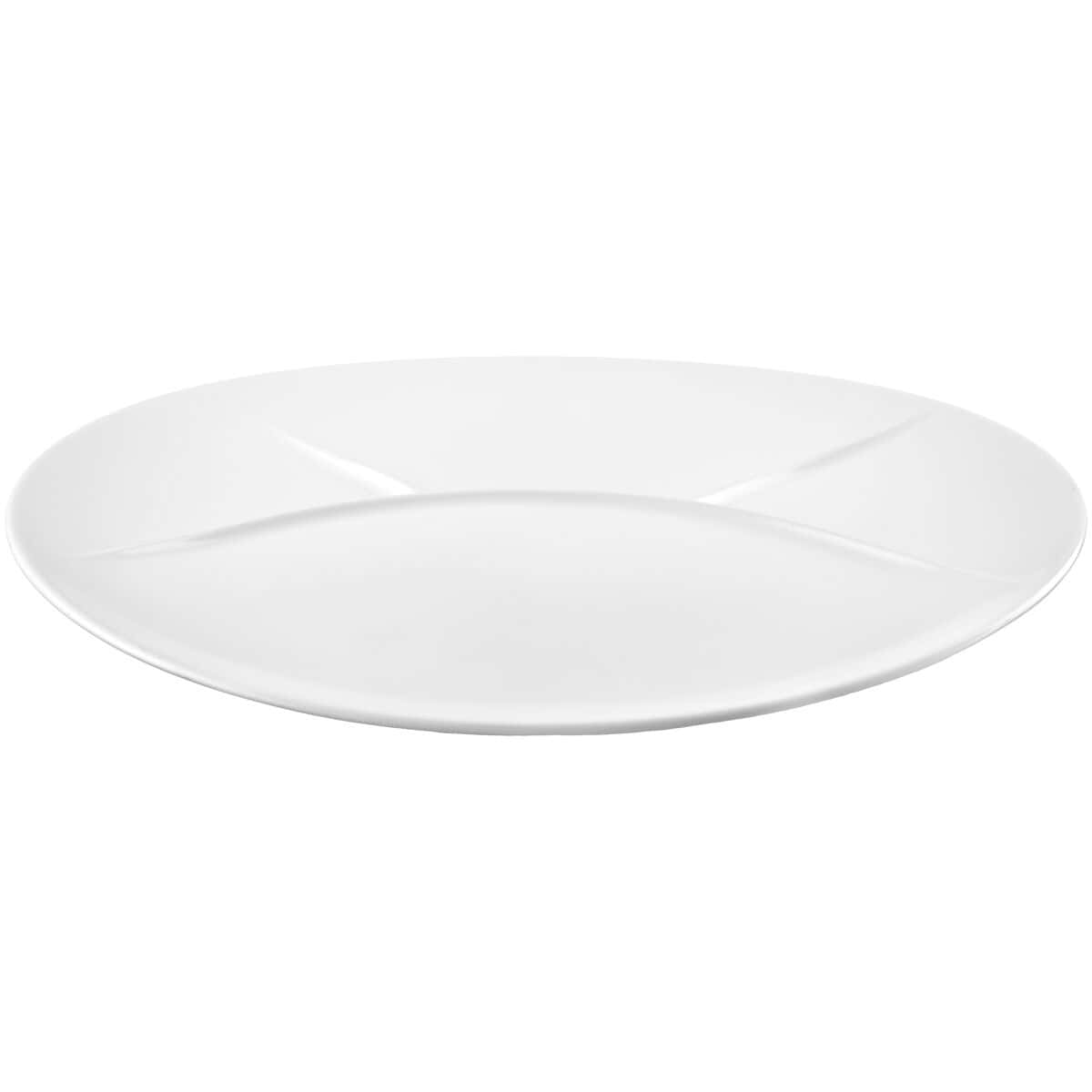 (2 pieces) Seltmann Weiden - Fitness plate - Ø 34 cm - with 3 separators