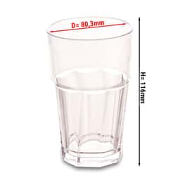 (50 Stück) Polycarbonat Glas - 250 ml