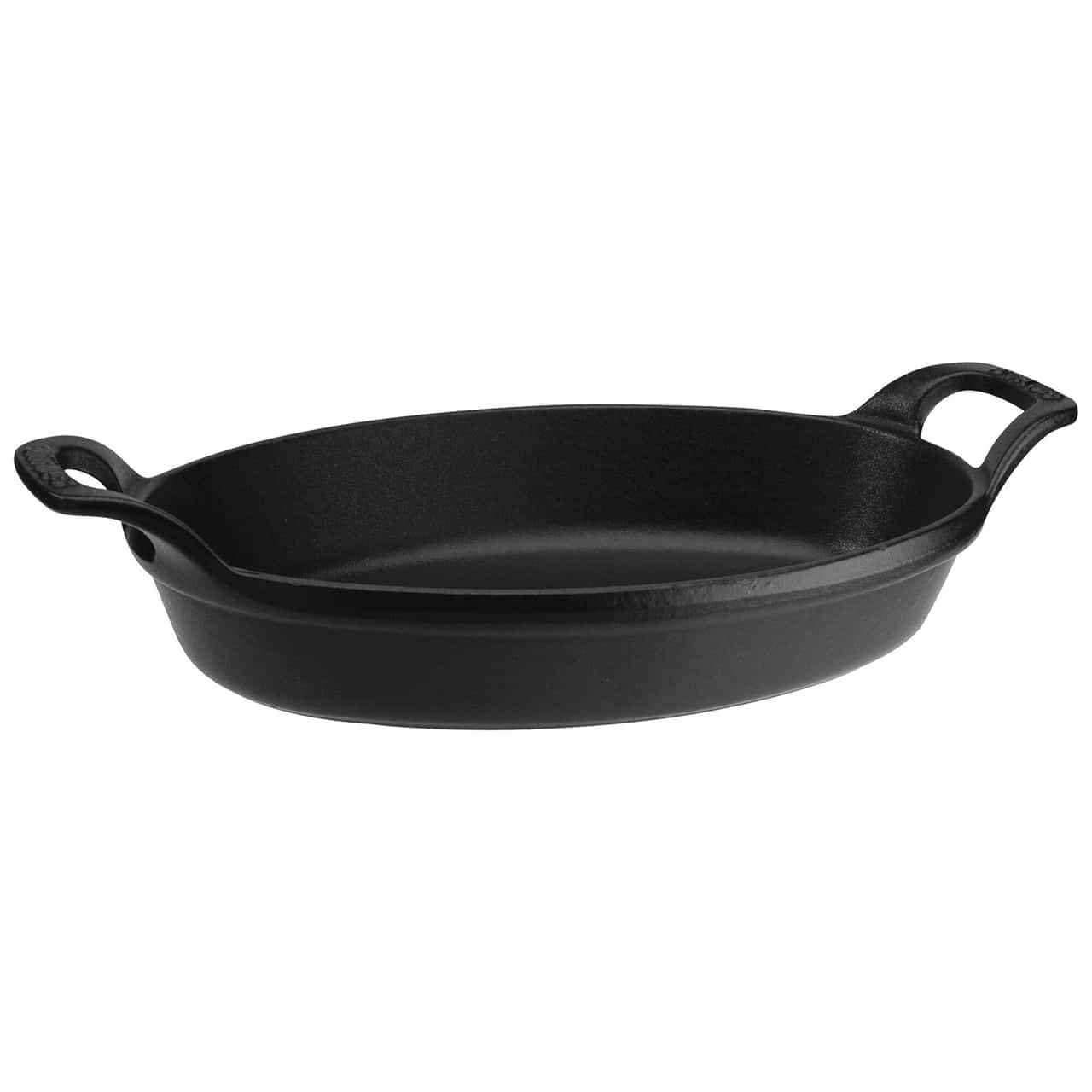 STAUB | SPECIALITIES - Auflaufform - oval - 240mm - Gusseisen - Schwarz