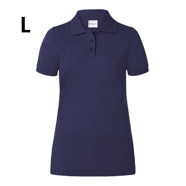 KARLOWSKY | Damen Workwear Poloshirt Basic - Marine - Größe: L