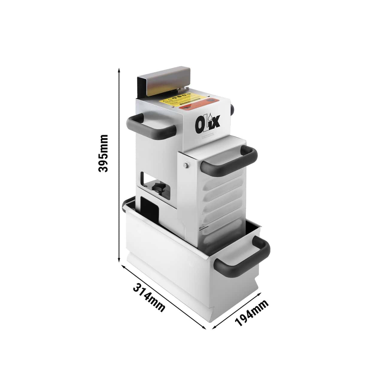 OLIX | M Tragbarer Frittierölfilter - 60 Liter/Minute - für max. 20 Liter Fritteusen