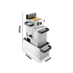 OLIX | M Tragbarer Frittierölfilter - 60 Liter/Minute - für max. 20 Liter Fritteusen