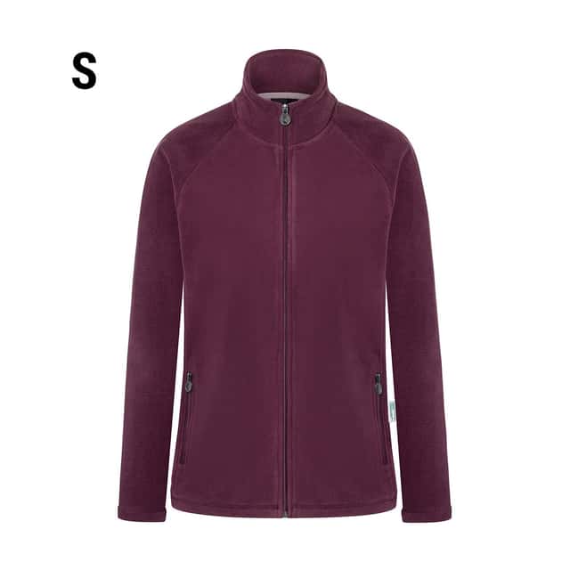 KARLOWSKY | Damen Workwear Fleecejacke Warm-Up - Aubergine - Größe: S