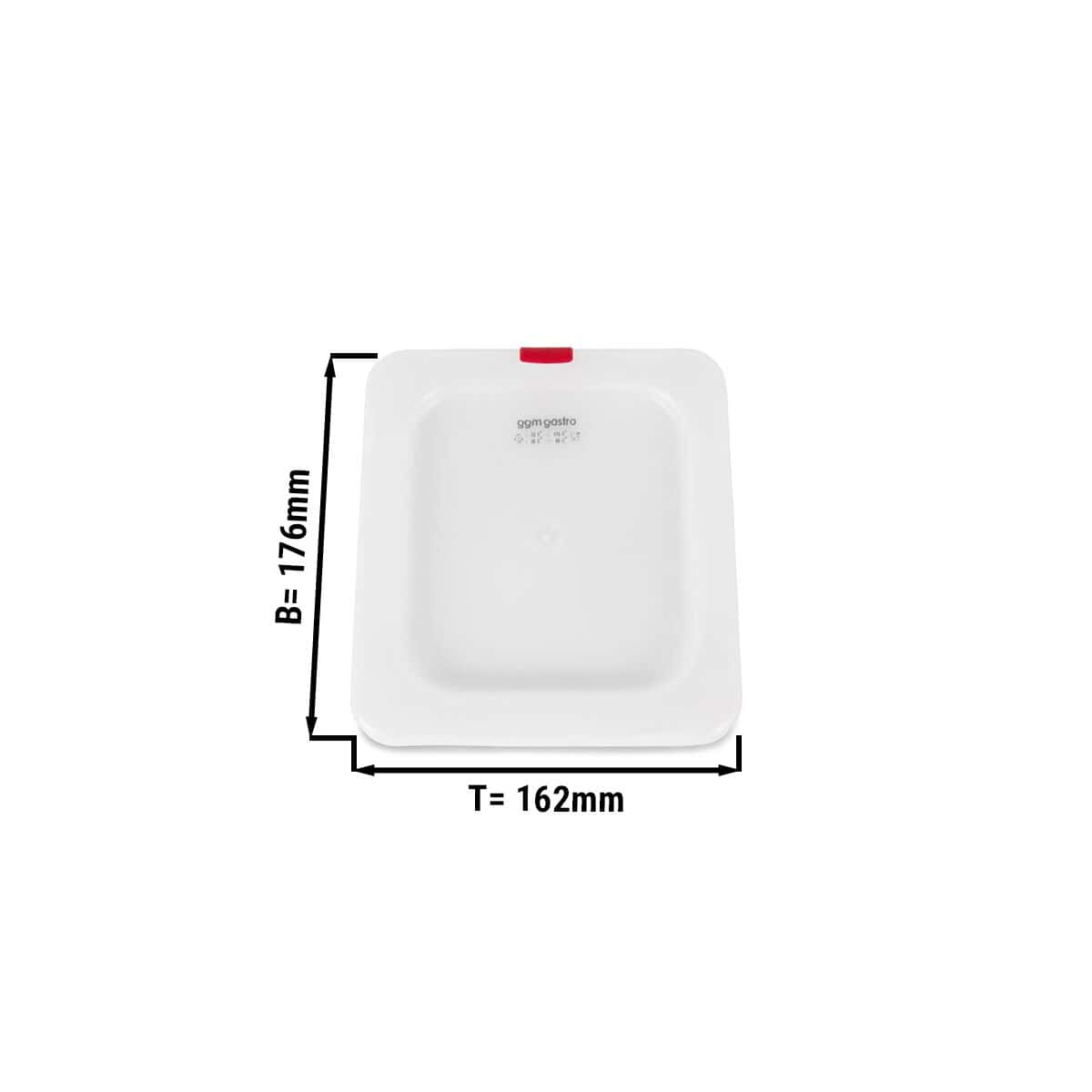 Polypropylen GN Deckel 1/6 - milchig