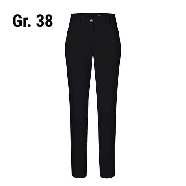 KARLOWSKY | Damen 5-Pocket-Hose - Schwarz - Größe: 38