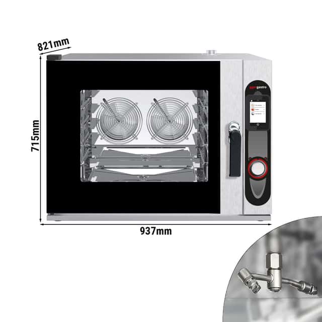 Kombidämpfer - Touch - 5x GN 1/1 - mit Waschsystem