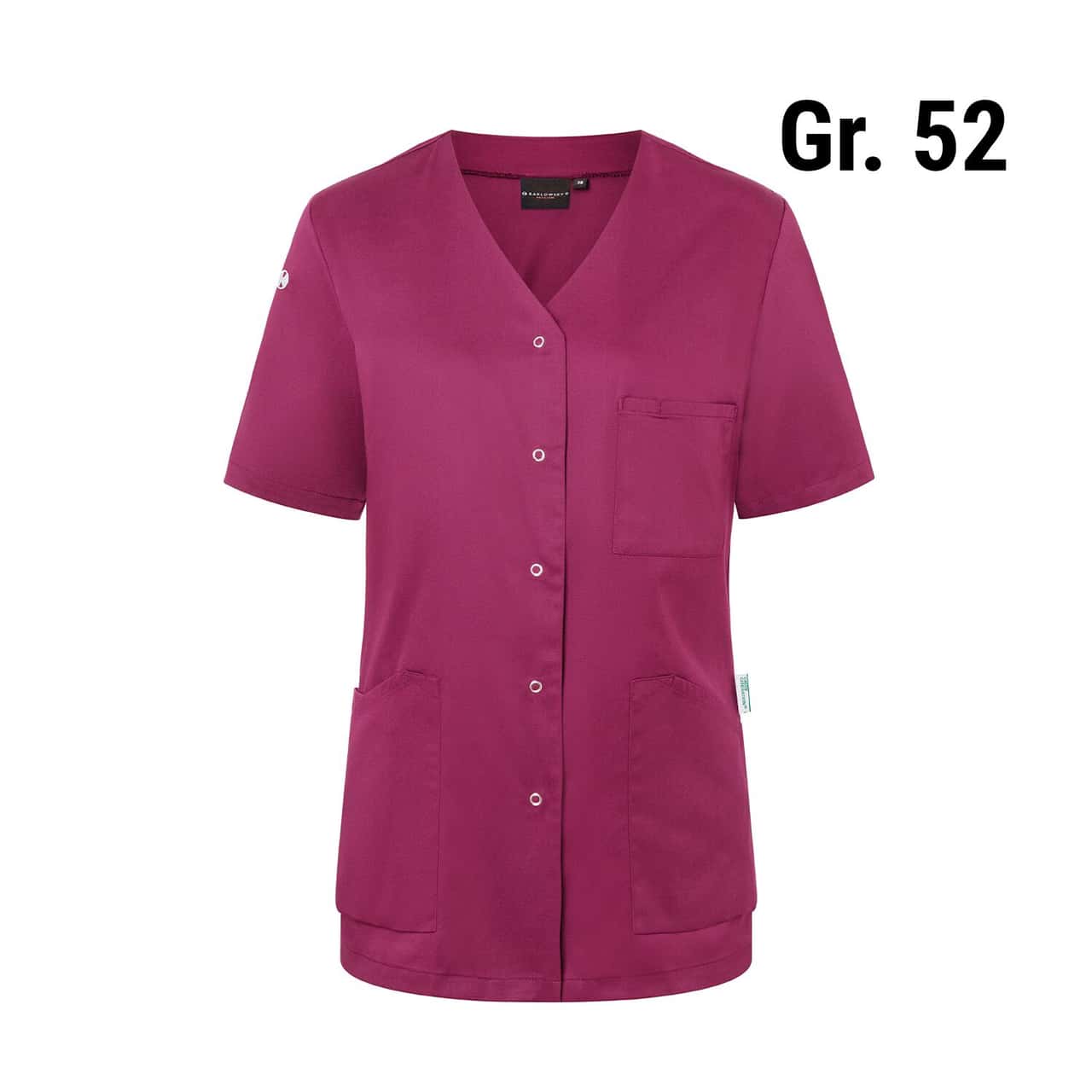 KARLOWSKY | Kurzarm Damenkasack Essential - Fuchsia - Größe: 52