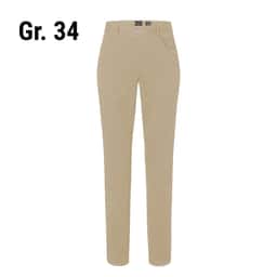 (6 Stück) KARLOWSKY | Damen 5-Pocket-Hose - Kieselgrau - Größe: 34