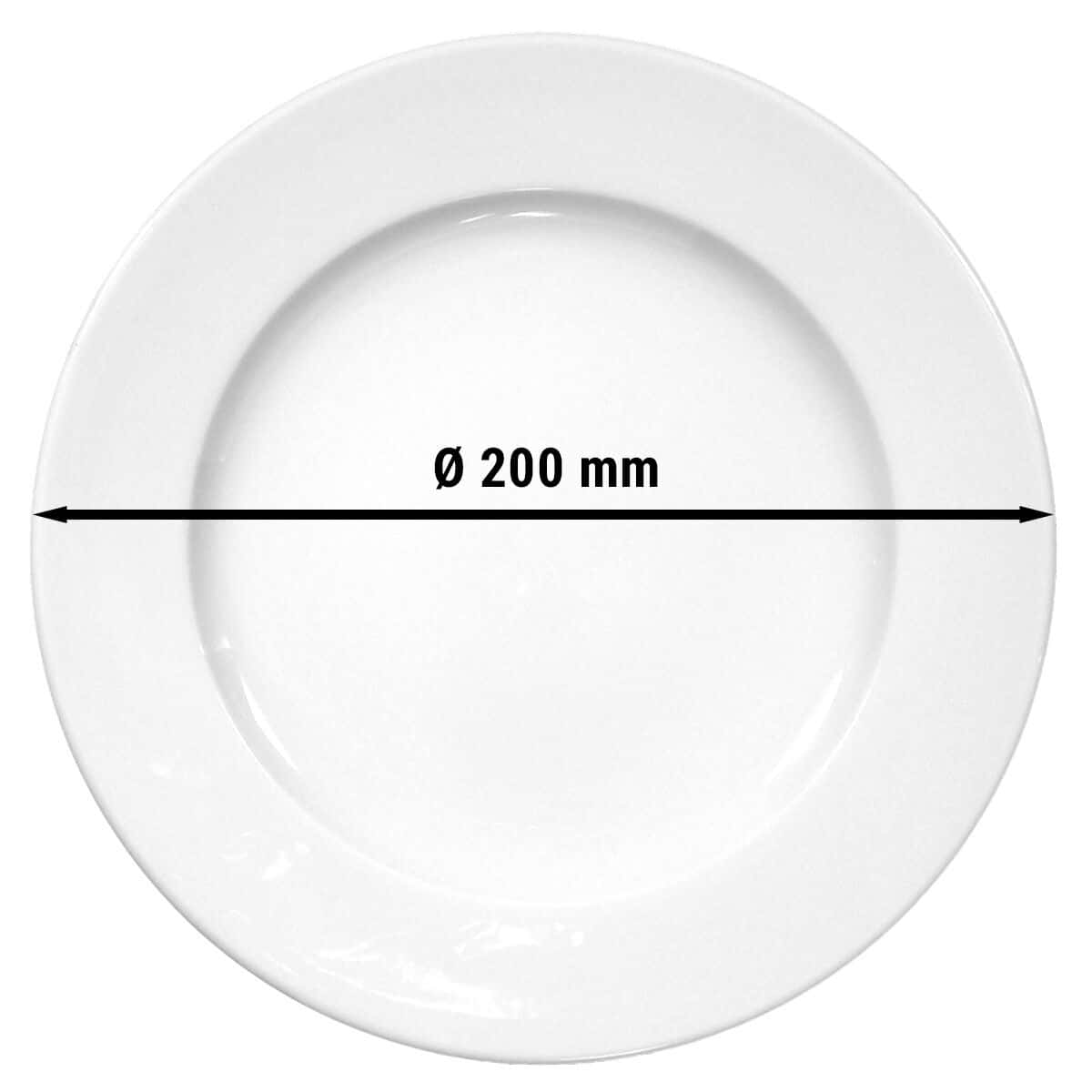 (6 pieces) SELTMANN WEIDEN | Plate flat - Ø 200mm