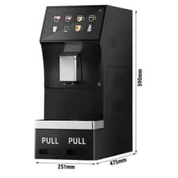 Kaffeevollautomat - 1,3 kW - 10 Zoll Touchscreen