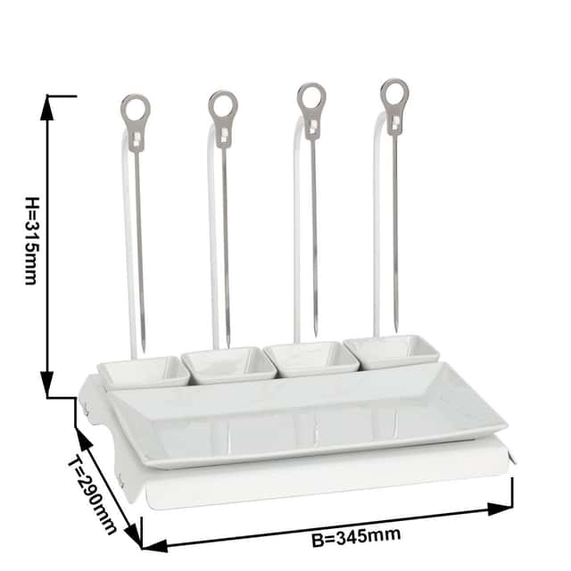 Skewer hanger - incl. 4 skewers