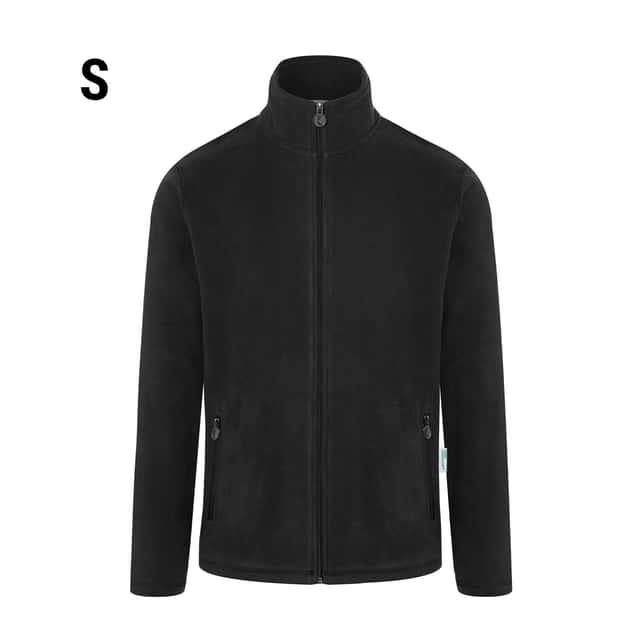 KARLOWSKY | Herren Workwear Fleecejacke Warm-Up - Schwarz - Größe: S