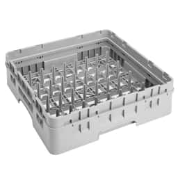 CAMBRO | CAMRACK® - Mycí koš s trny 1/1 s 1 nástavcem - 500x500mm - 5x9 přihrádek - šedý