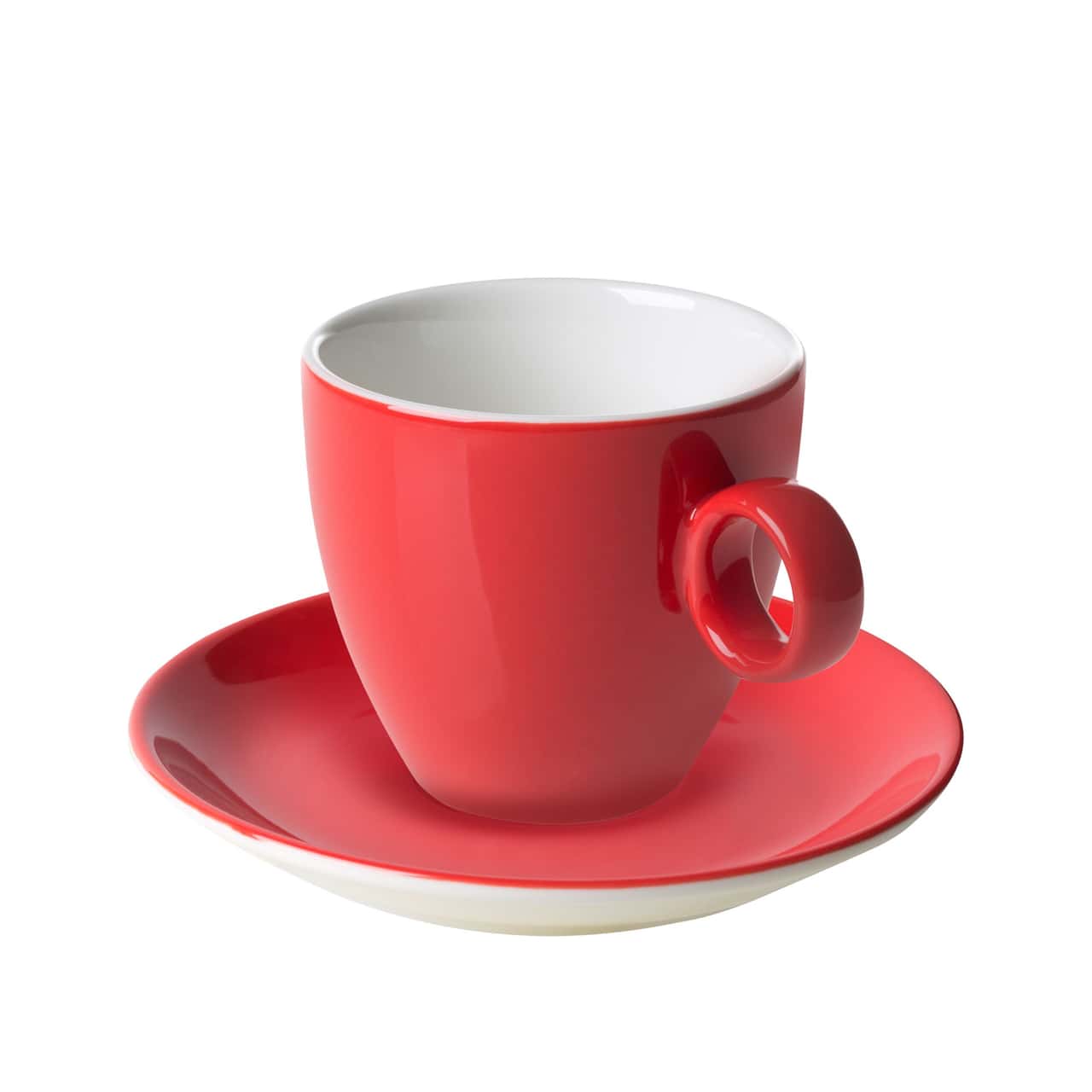 (6 Stück) BART COLOUR CAFE - Kaffeeuntertasse - Ø 135mm - Rot