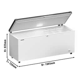 LIEBHERR | Freezer - 1885x720mm - 542 litres - Stainless steel lid