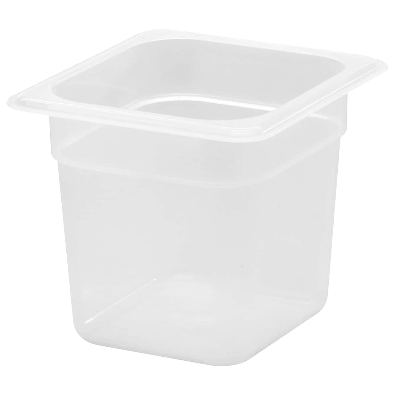 (6 Stück) CAMBRO | CAMWEAR® -  Polypropylen GN-Behälter 1/6 - milchig - Tiefe 150 mm