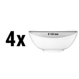 (4 pieces) Seltmann Weiden - Soup bowl/ Bowl oval - 160 mm