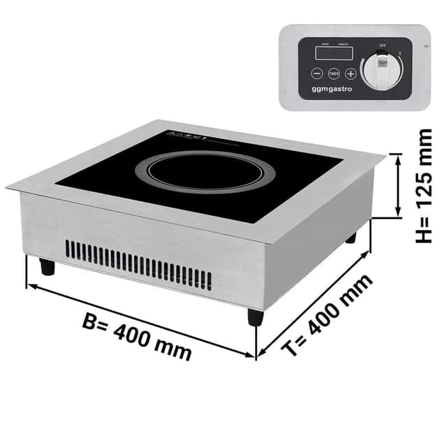 Induktionsherd - 3,5 kW - Einbaugerät