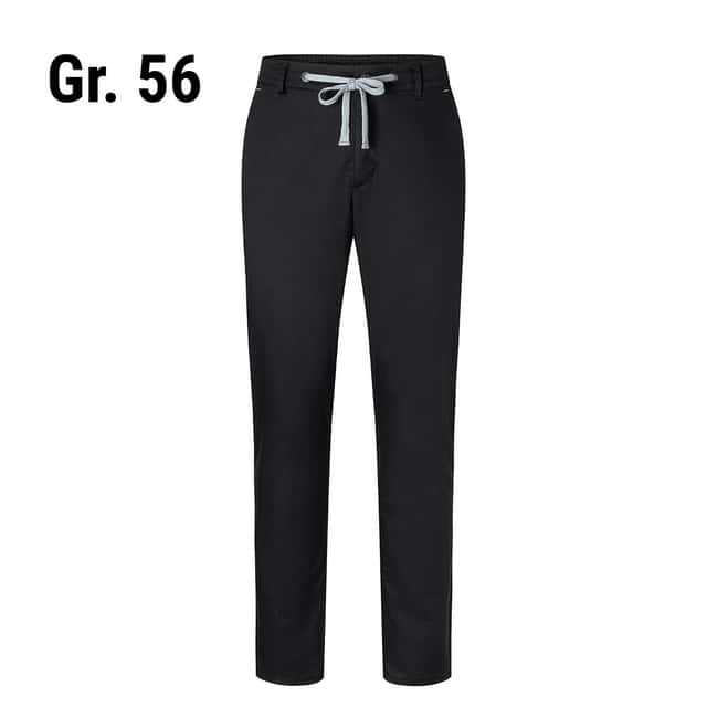 KARLOWSKY | Herren Chinohose Modern-Stretch - Schwarz - Größe: 56