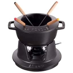 STAUB | SPECIALITIES - Fondue Set - Ø 160mm - Gusseisesn - Schwarz