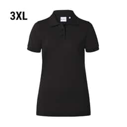 KARLOWSKY | Damen Workwear Poloshirt Basic - Schwarz - Größe: 3XL