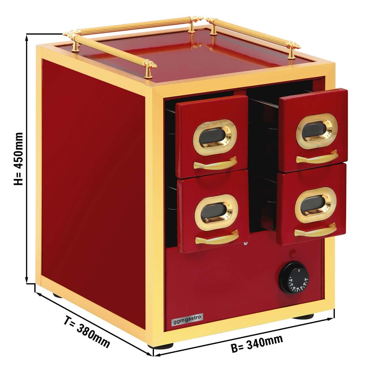 Warmhaltebox für Mandel und Nüsse