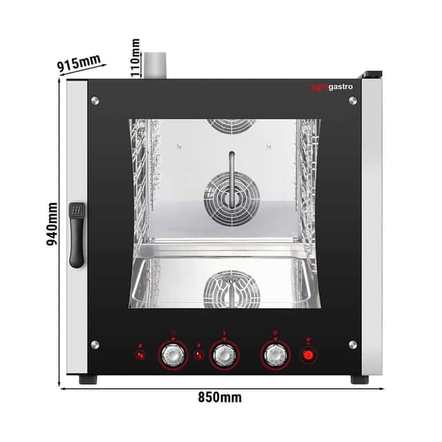 Bäckerei-Gas-Kombidämpfer - Manuell - 6x GN 1/1 oder EN 60x40