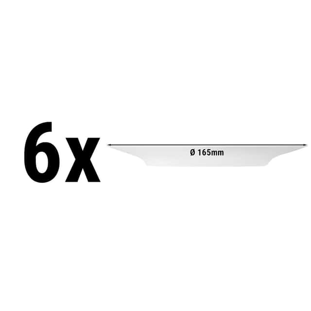 (6 Stück) SELTMANN WEIDEN | Untertasse - rund groß Ø 165mm