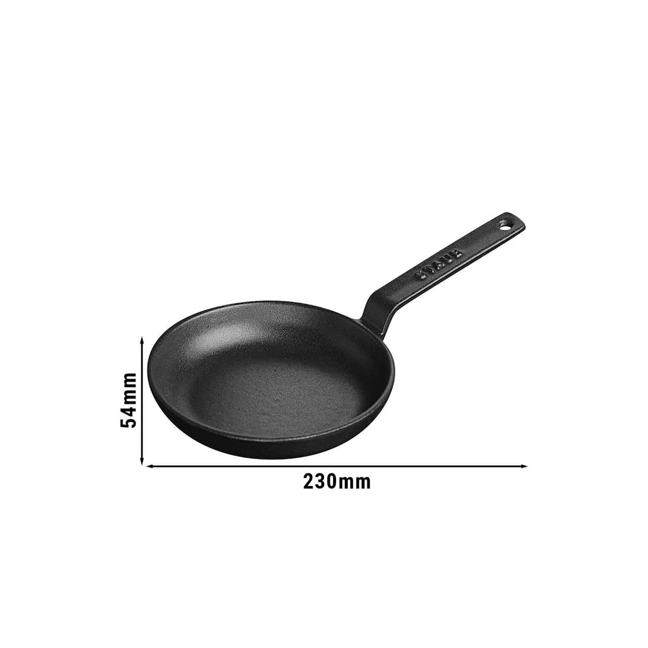 STAUB | PANS - Mini Bratpfanne - Ø 120mm - Gusseisen - Schwarz