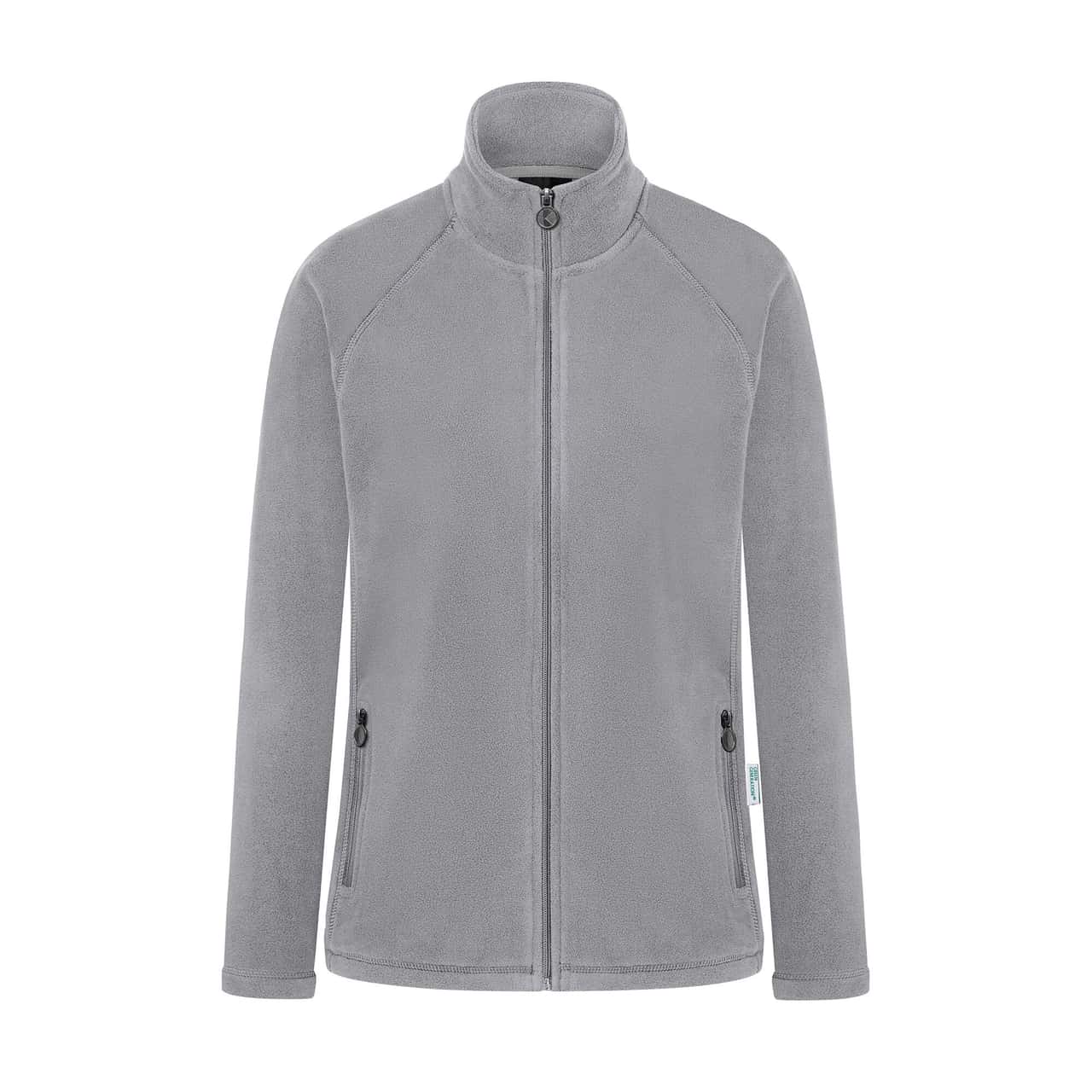 KARLOWSKY | Damen Workwear Fleecejacke Warm-Up - Platingrau - Größe: M