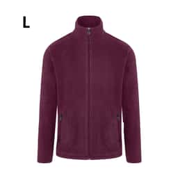 KARLOWSKY | Herren Workwear Fleecejacke Warm-Up - Aubergine - Größe: L