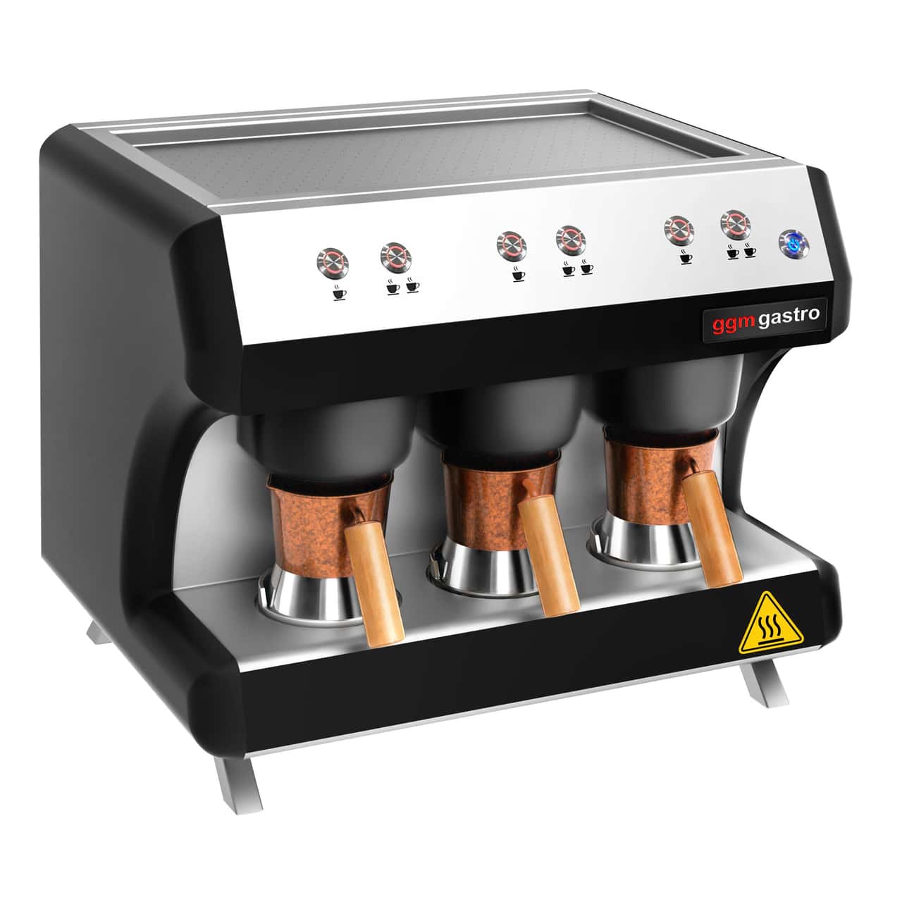 Türkische Kaffee- & Mokka Maschine TRIO - 2kW