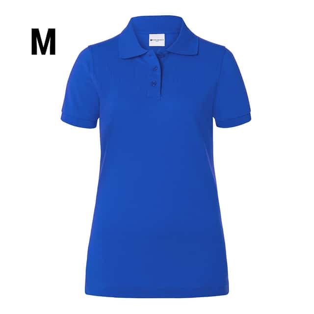 KARLOWSKY | Damen Workwear Poloshirt Basic - Blau - Größe: M