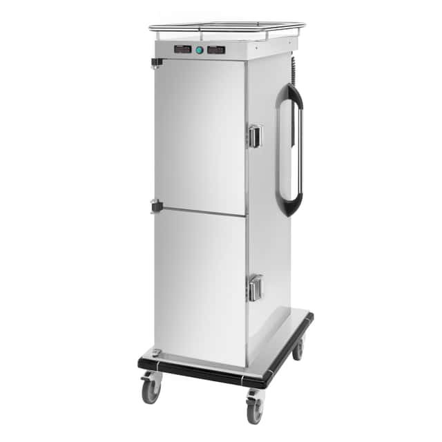 CAMBRO | ProCartUltra 800 - Thermotransportwagen - zwei Heißmodule - Touch - 8x GN 1/1