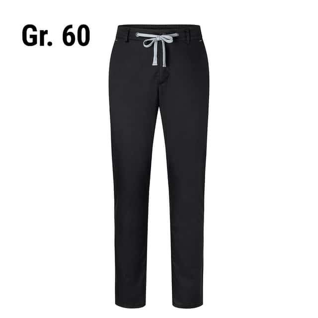 KARLOWSKY | Herren Chinohose Modern-Stretch - Schwarz - Größe: 60