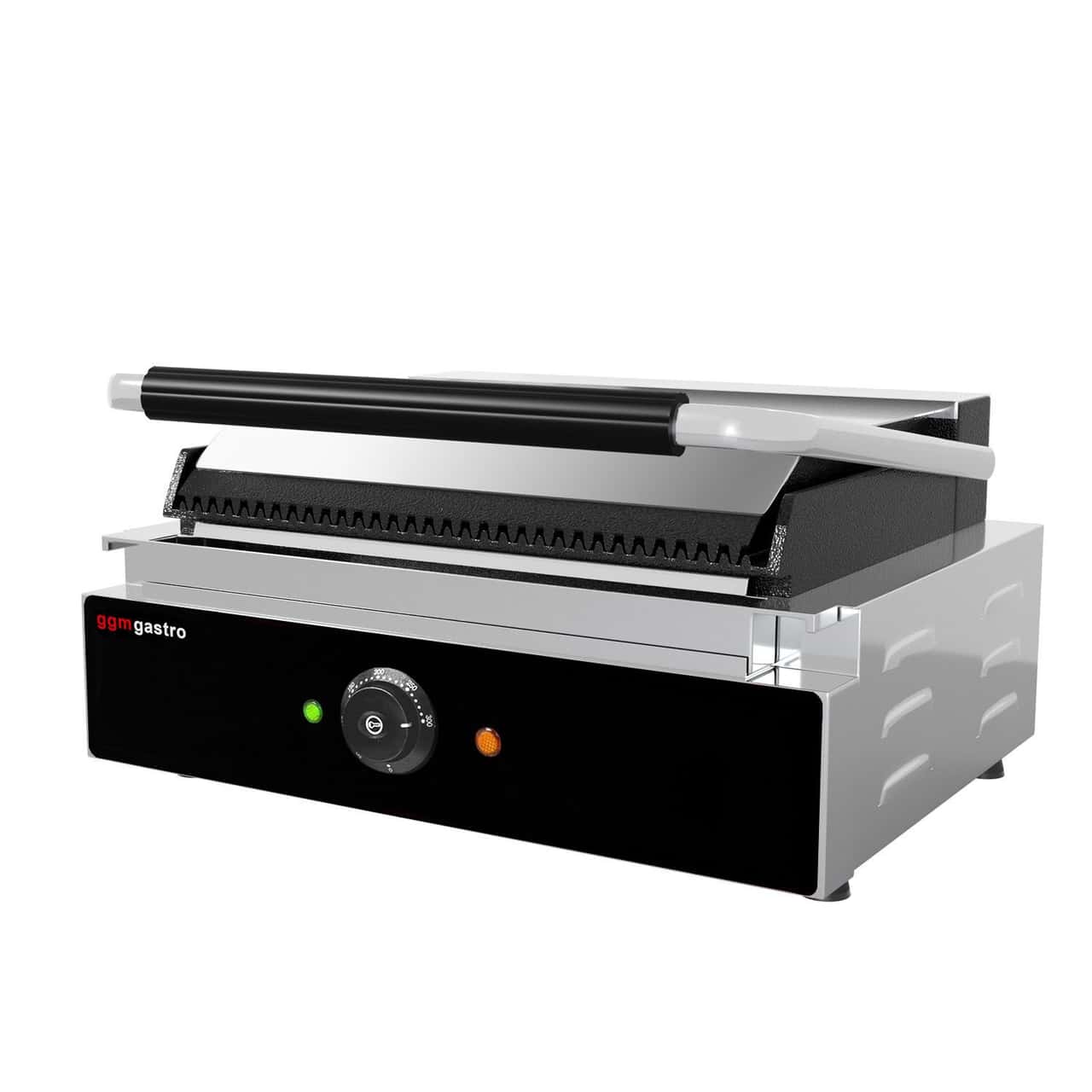 Kontaktgrill - 2,2 kW - oben & unten Gerillt - Grillfläche: 345x235mm