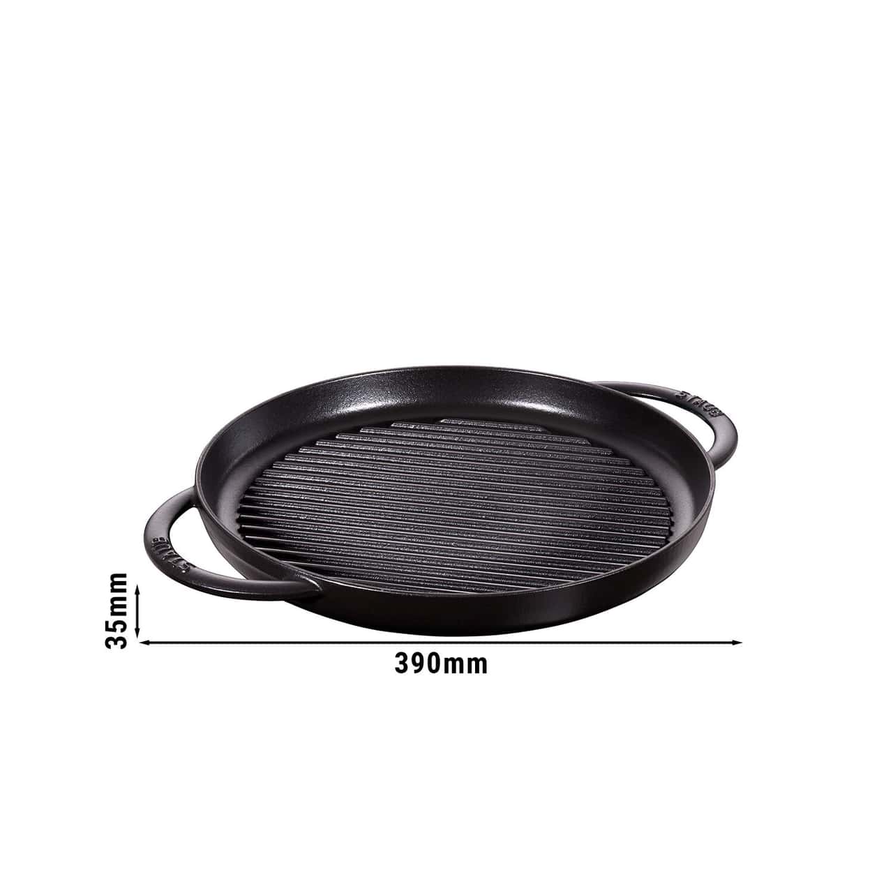 STAUB | GRILL PANS - Pure Grill - Ø 300mm - Gusseisen - Schwarz